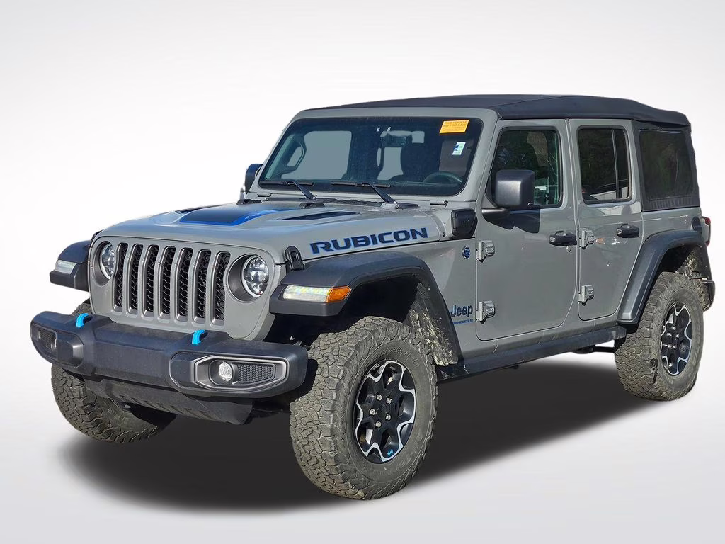 2023 Sting-Gray Clearcoat Jeep Wrangler Rubicon 4xe 4X4 SUV