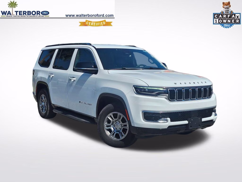 2023 Bright White Clearcoat Jeep Wagoneer Base 4X4 SUV