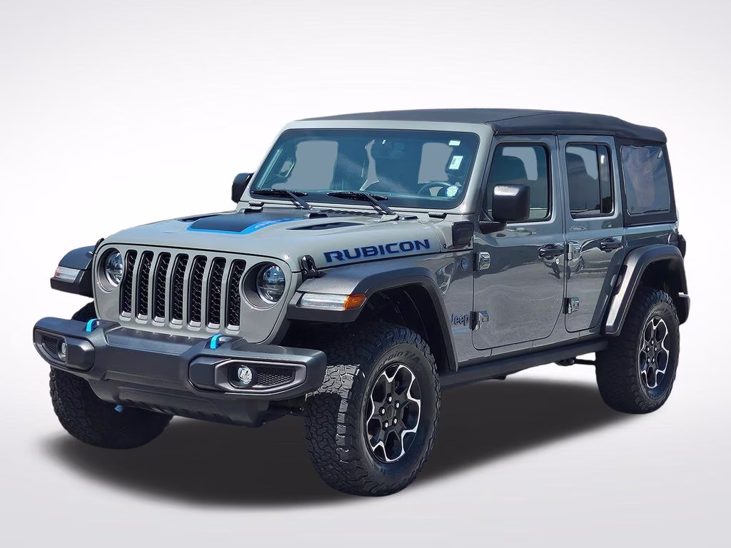 2023 Sting-Gray Clearcoat Jeep Wrangler Rubicon 4xe 4X4 SUV