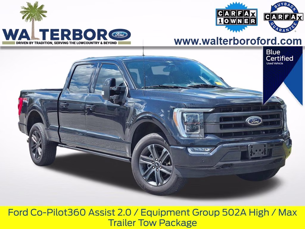 2023 Black Metallic Ford F-150 Lariat 4X4 Truck