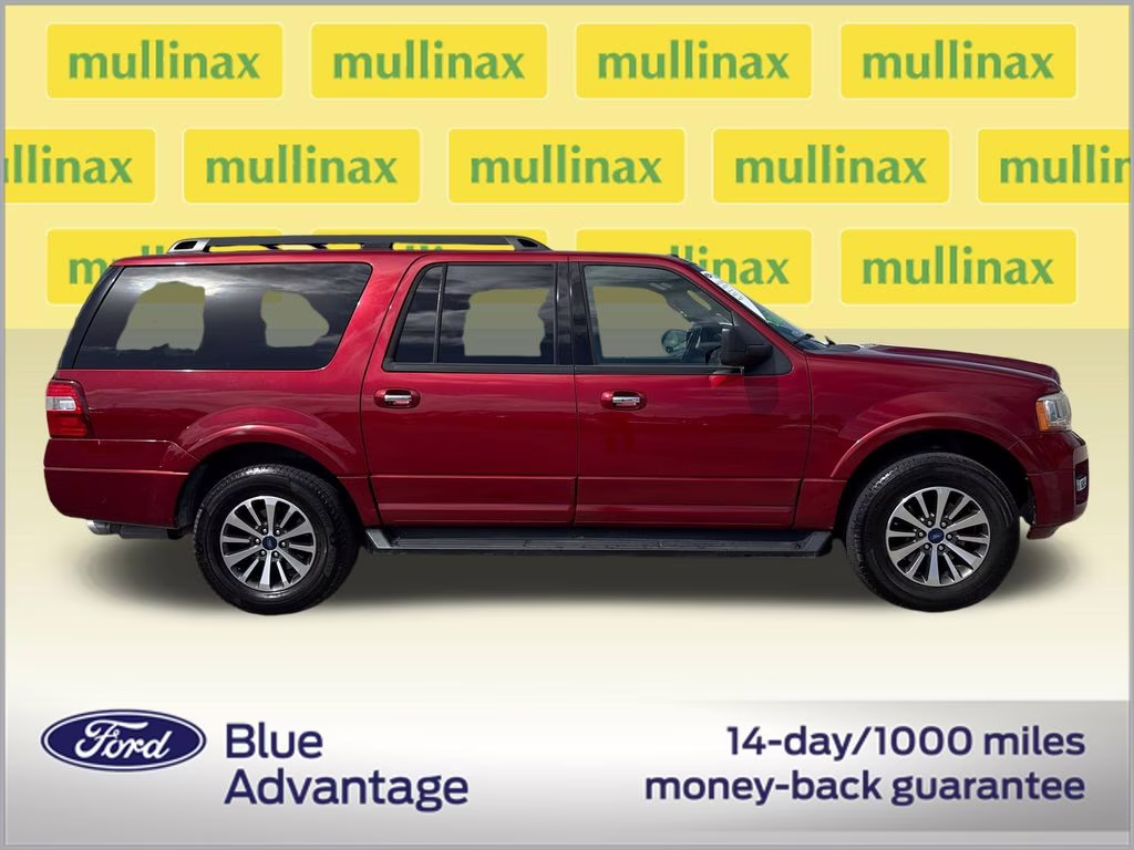 2017 Ruby Red Metallic Tinted Clearcoat Ford Expedition EL XLT RWD SUV