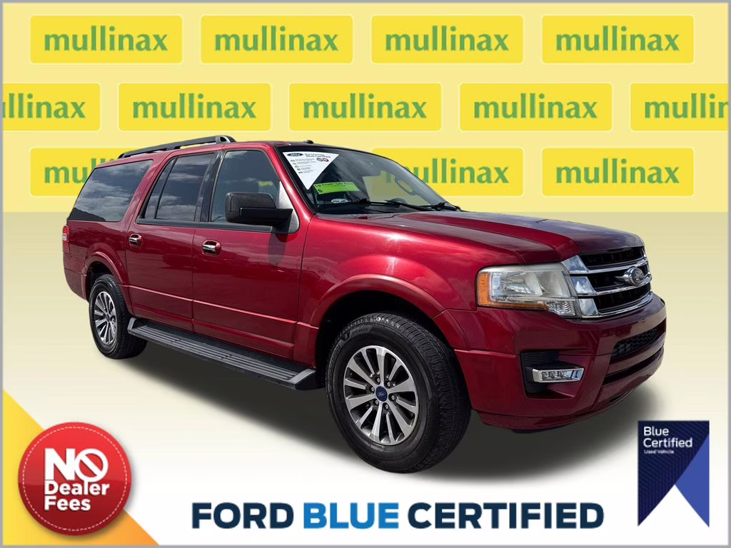2017 Ruby Red Metallic Tinted Clearcoat Ford Expedition EL XLT RWD SUV