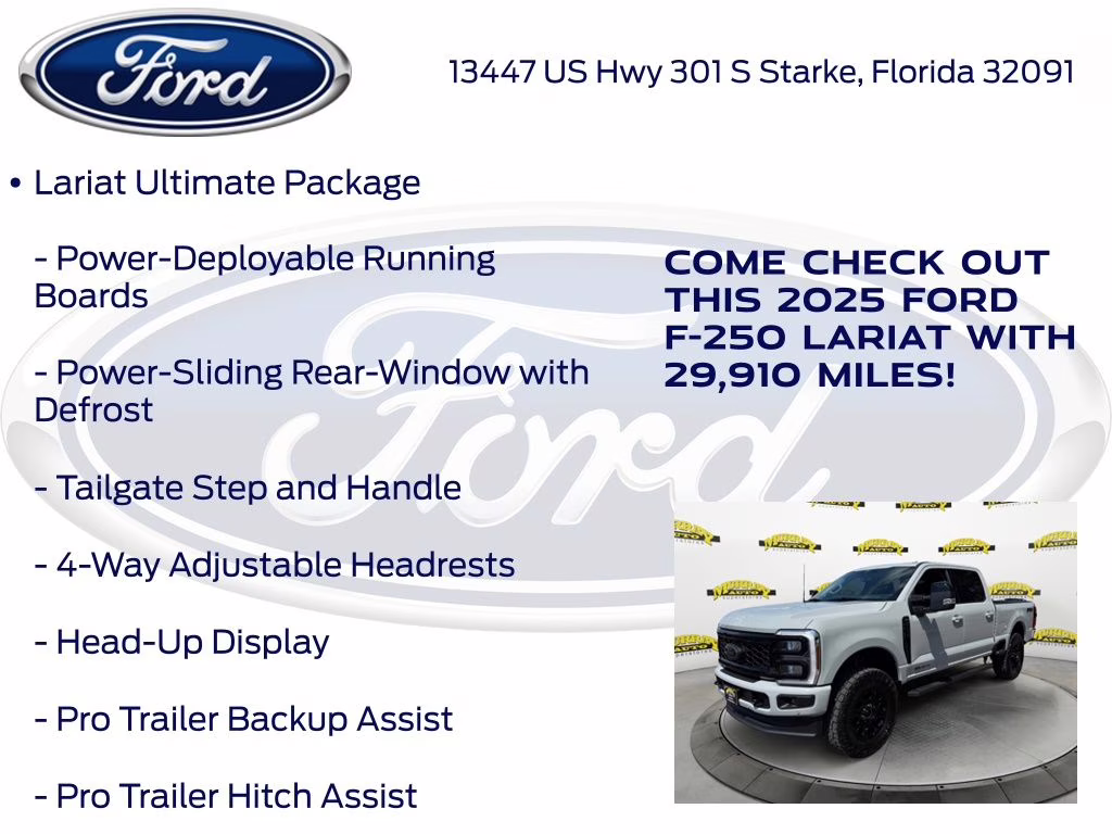 2025 Avalanche Ford Super Duty F-250 SRW Lariat 4X4 Truck