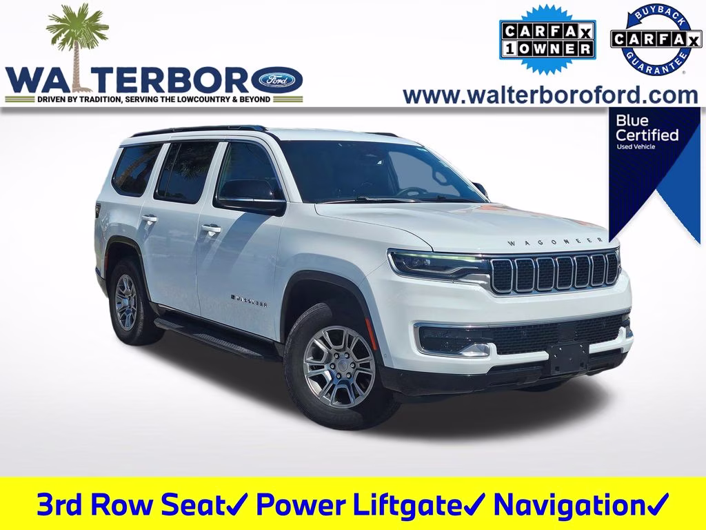 2023 Bright White Clearcoat Jeep Wagoneer Base 4X4 SUV