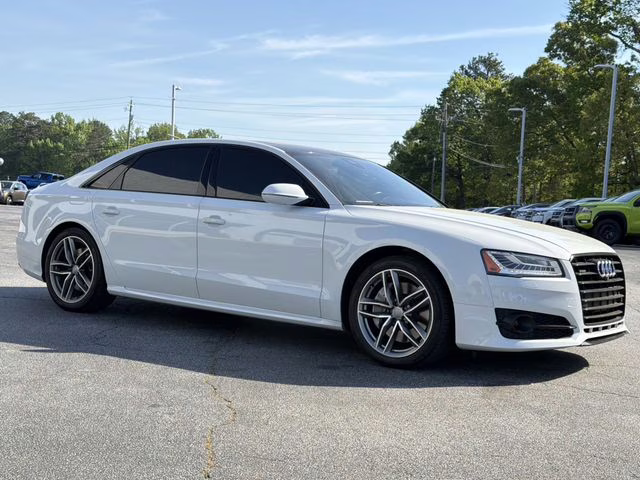 2017 Glacier White Audi A8 L 3.0T AWD Sedan