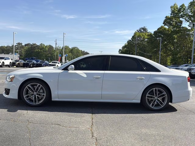 2017 Glacier White Audi A8 L 3.0T AWD Sedan