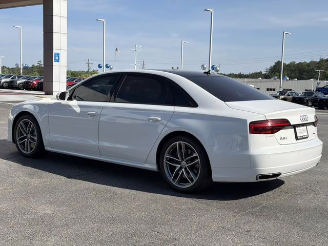2017 Glacier White Audi A8 L 3.0T AWD Sedan