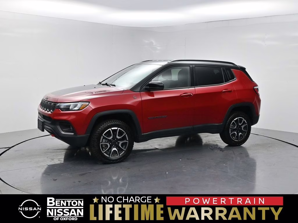 2025 Red Hot Pearlcoat Jeep Compass Trailhawk 4X4 SUV