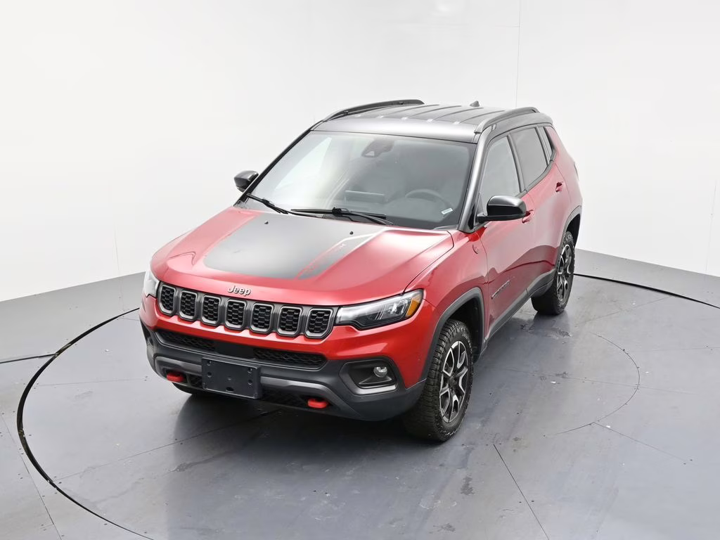 2025 Red Hot Pearlcoat Jeep Compass Trailhawk 4X4 SUV