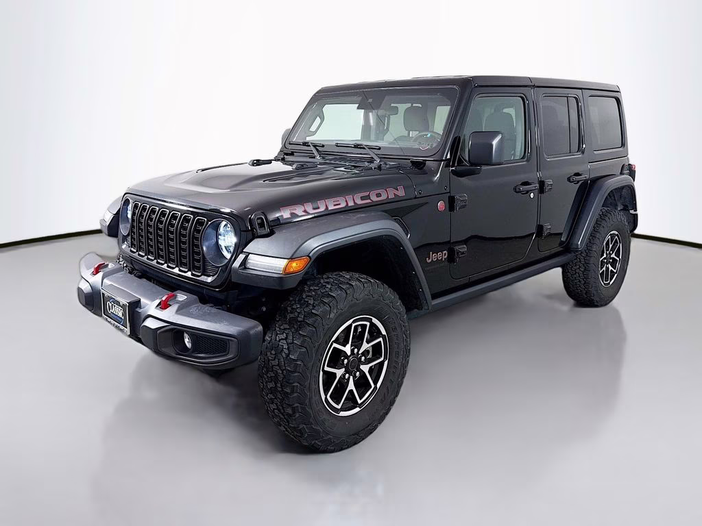 2024 Black Clearcoat Jeep Wrangler Rubicon 4X4 SUV