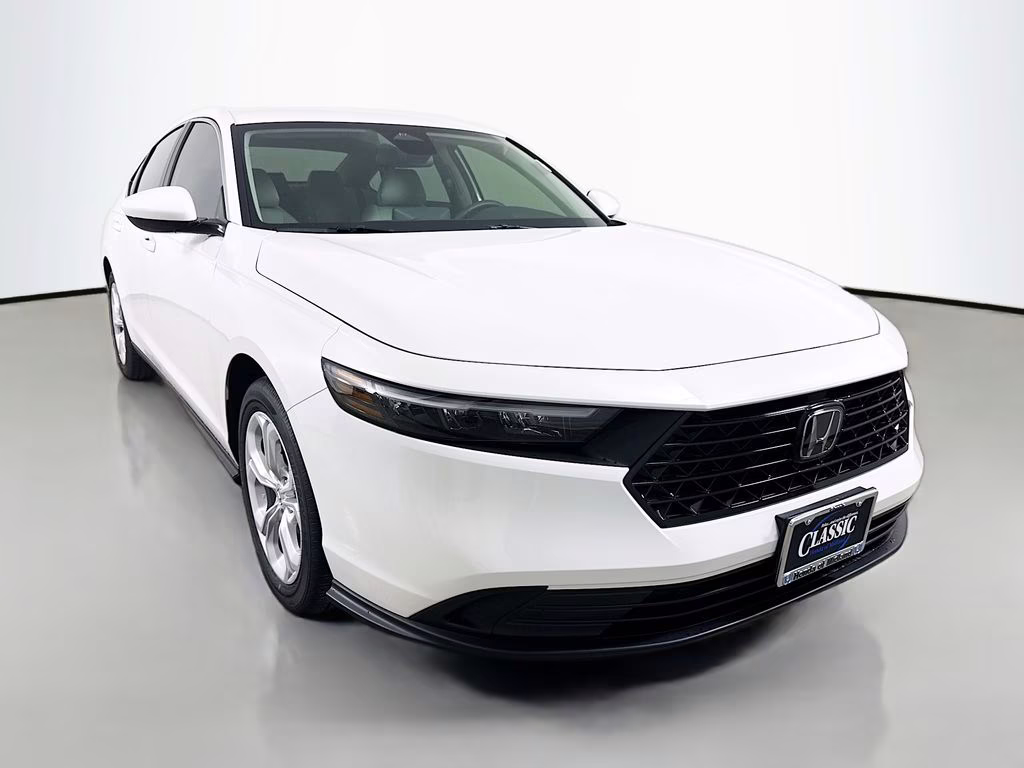 2026 Platinum White Pearl Honda Accord LX FWD Sedan