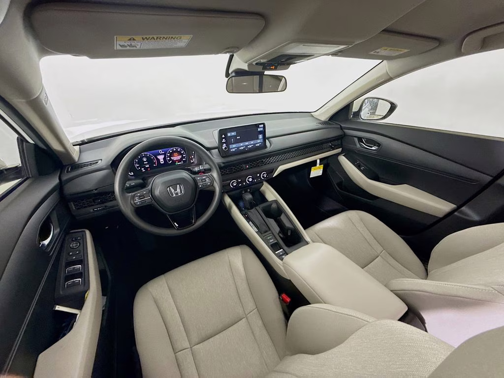 2026 Platinum White Pearl Honda Accord LX FWD Sedan