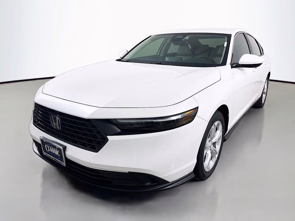 2026 Platinum White Pearl Honda Accord LX FWD Sedan