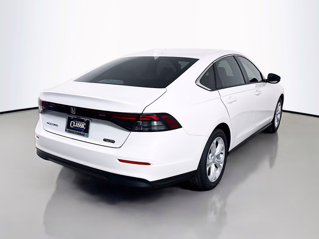 2026 Platinum White Pearl Honda Accord LX FWD Sedan
