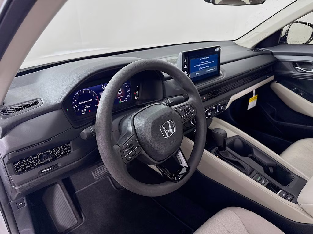 2026 Platinum White Pearl Honda Accord LX FWD Sedan