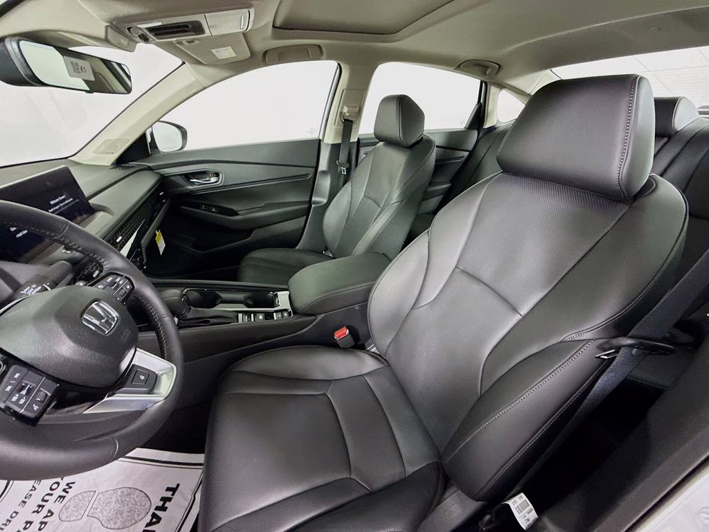 2026 Platinum White Pearl Honda Accord Hybrid Touring FWD Sedan