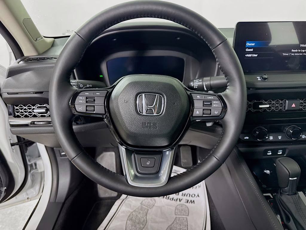 2026 Platinum White Pearl Honda Accord Hybrid Touring FWD Sedan