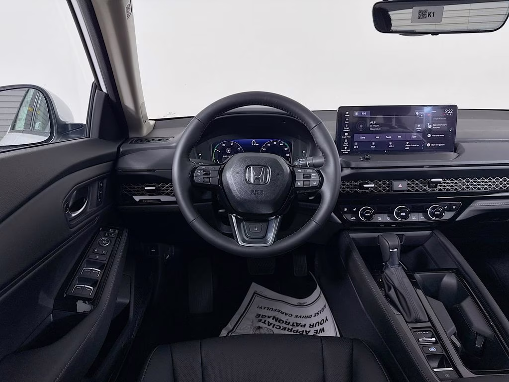 2026 Platinum White Pearl Honda Accord Hybrid Touring FWD Sedan