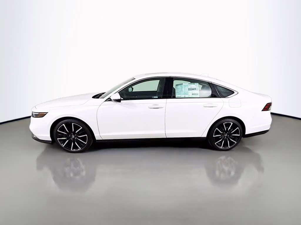2026 Platinum White Pearl Honda Accord Hybrid Touring FWD Sedan