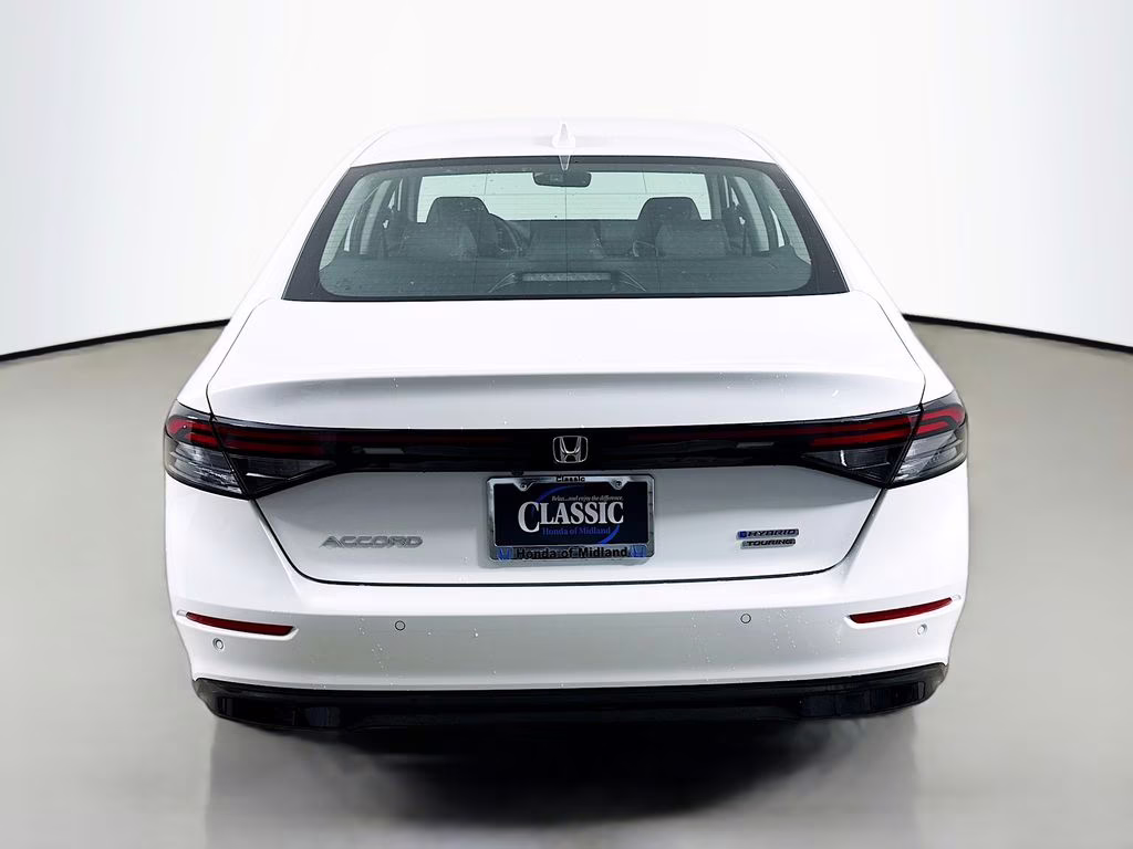 2026 Platinum White Pearl Honda Accord Hybrid Touring FWD Sedan