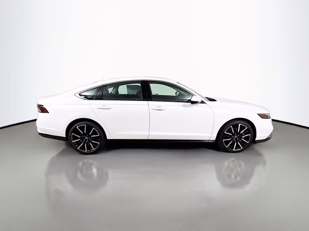 2026 Platinum White Pearl Honda Accord Hybrid Touring FWD Sedan