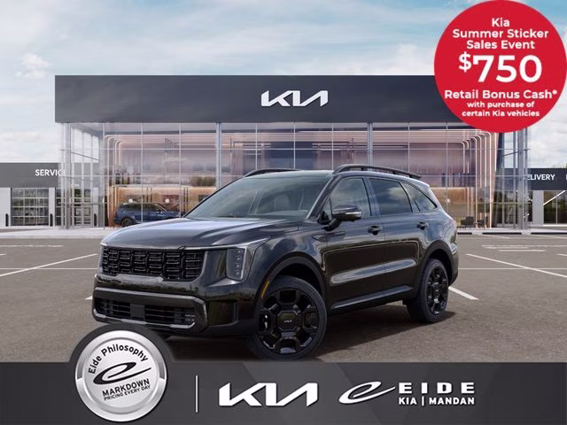 2026 Ebony Black Kia Sorento X-Line SX AWD SUV