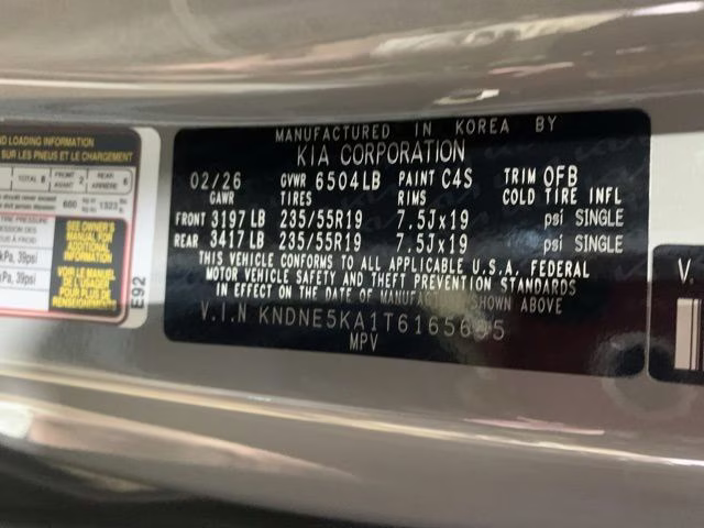 2026 Ceramic Silver Kia Carnival Hybrid SX FWD Van