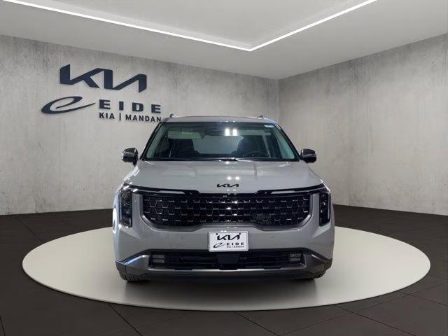 2026 Ceramic Silver Kia Carnival Hybrid SX FWD Van