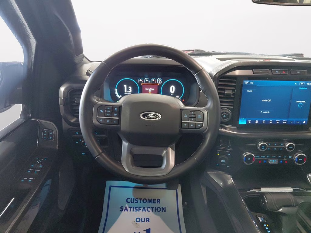 2023 Black Metallic Ford F-150 Lariat Sport w/Black Appearance & Twin Panel Moonr 4X4 Truck