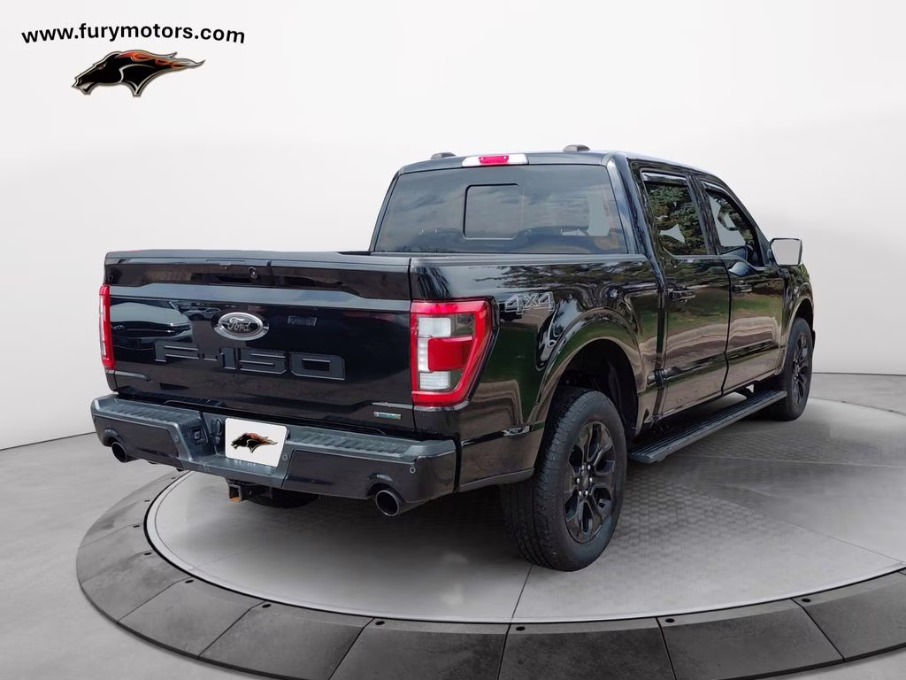 2023 Black Metallic Ford F-150 Lariat Sport w/Black Appearance & Twin Panel Moonr 4X4 Truck