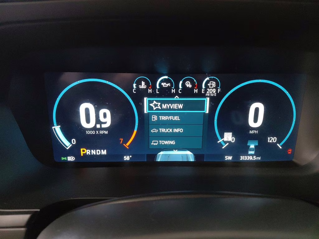 2023 Black Metallic Ford F-150 Lariat Sport w/Black Appearance & Twin Panel Moonr 4X4 Truck