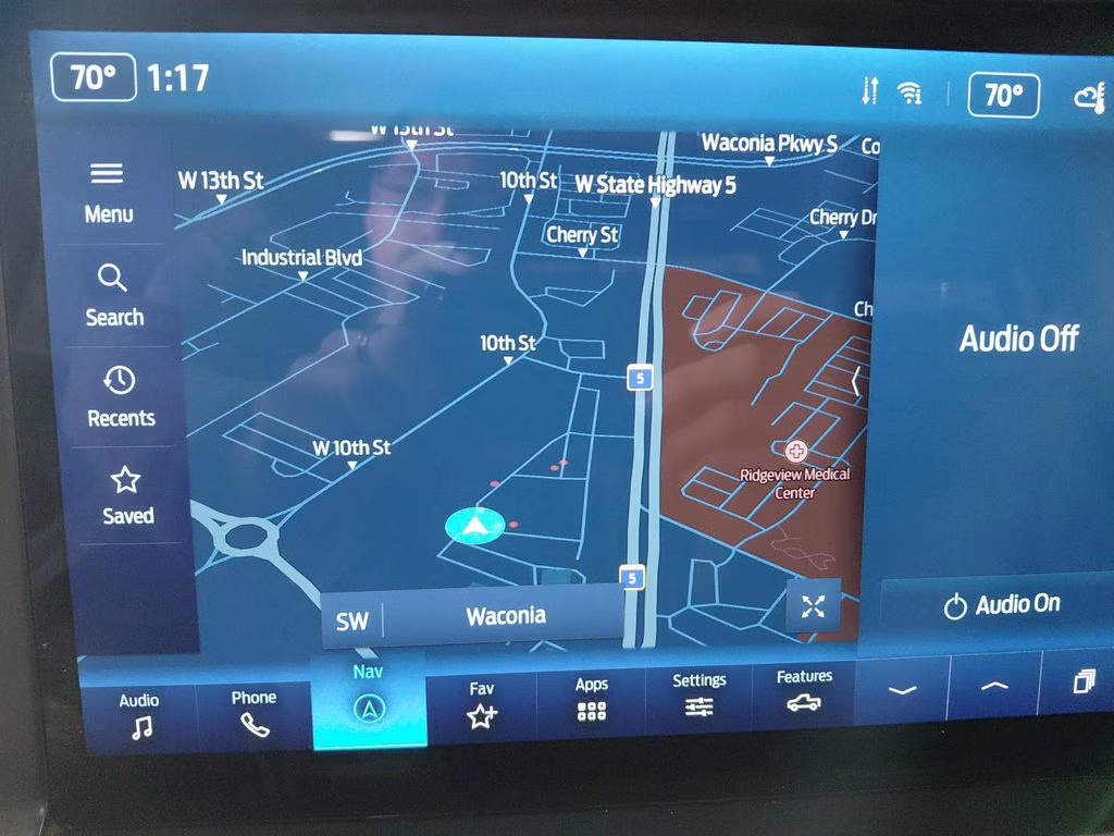 2023 Black Metallic Ford F-150 Lariat Sport w/Black Appearance & Twin Panel Moonr 4X4 Truck