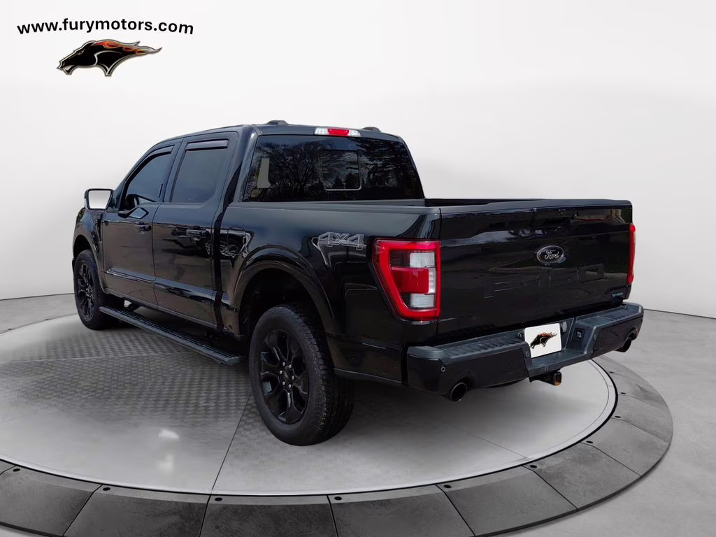 2023 Black Metallic Ford F-150 Lariat Sport w/Black Appearance & Twin Panel Moonr 4X4 Truck