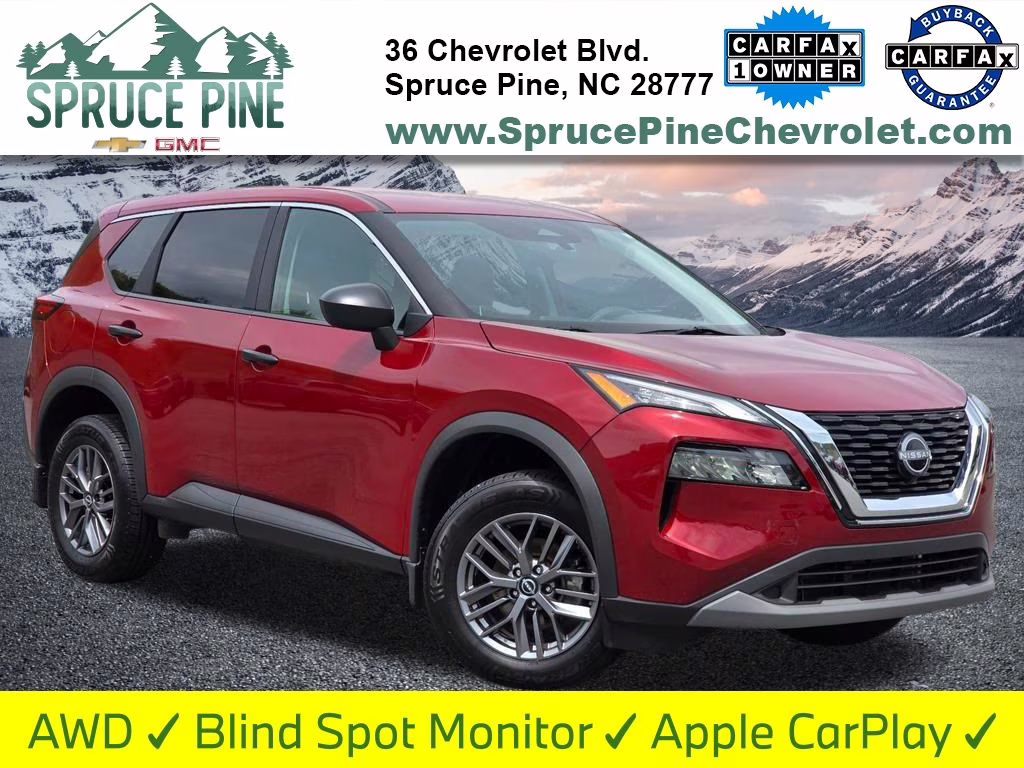 2023 Scarlet Ember Tintcoat Nissan Rogue S AWD SUV