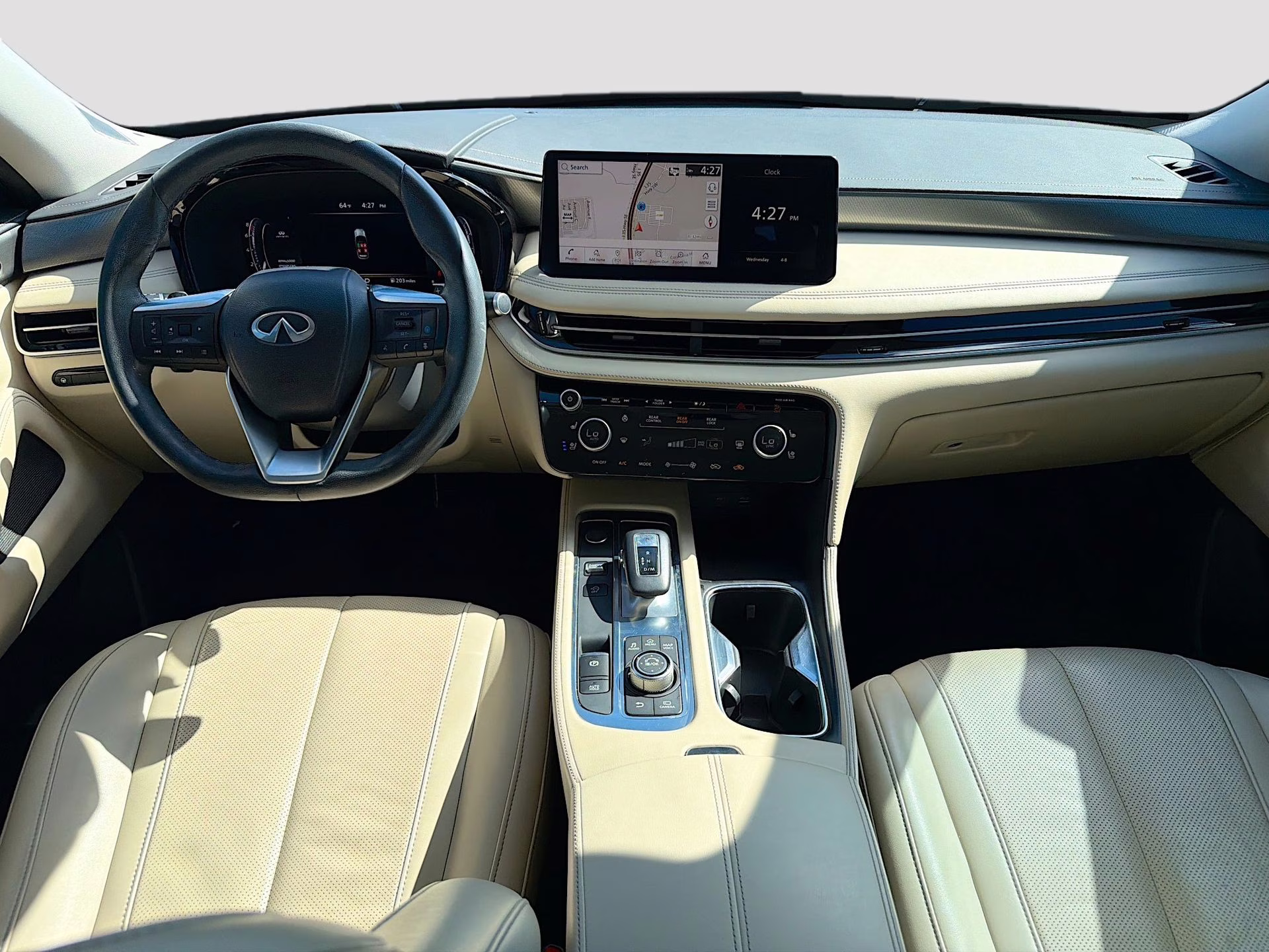 2022 Majestic White INFINITI QX60 LUXE FWD SUV