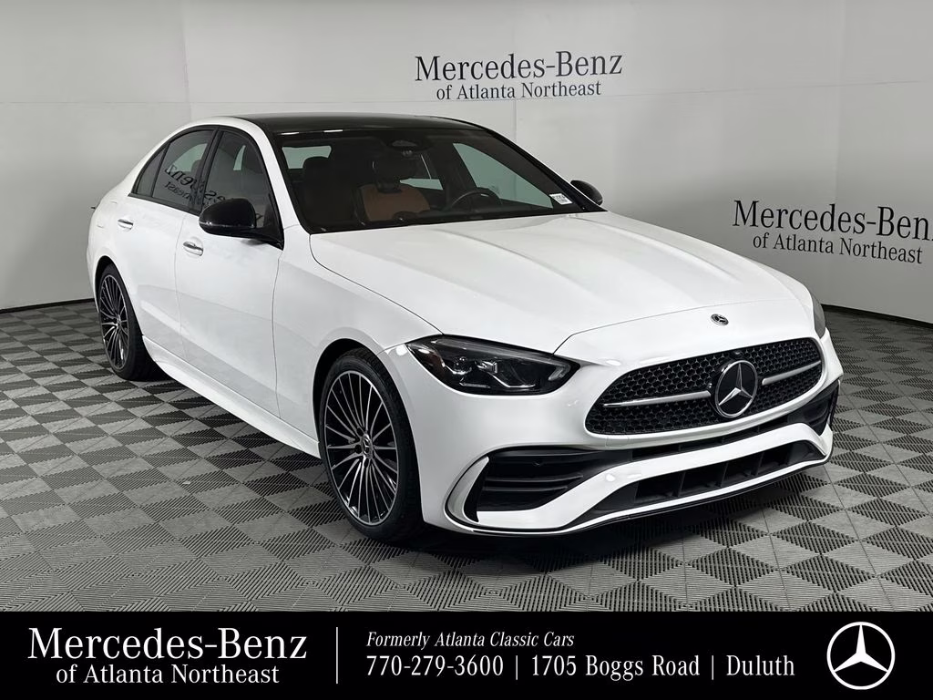 2023 Polar White Mercedes-Benz C-Class C 300 RWD Sedan