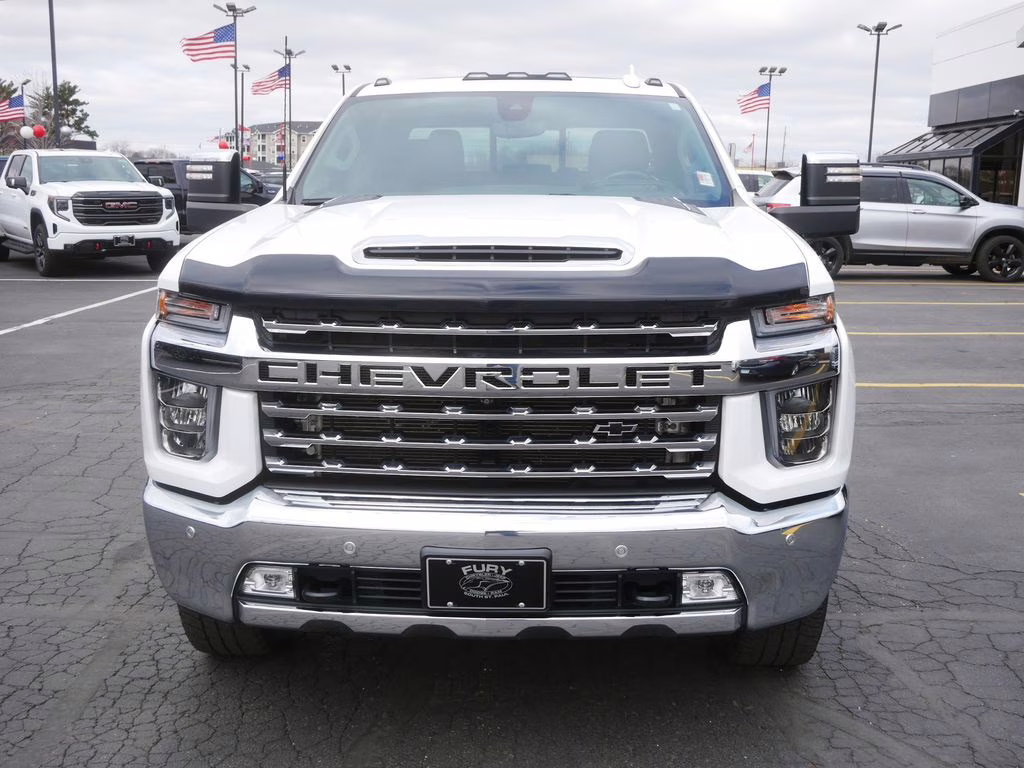 2021 Summit White Chevrolet Silverado 3500HD LTZ 4X4 Truck