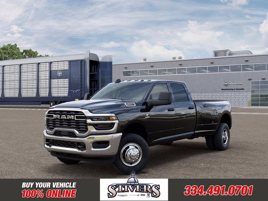2026 Diamond Black Crystal Pearlcoat Ram 3500 Tradesman 4X4 Truck