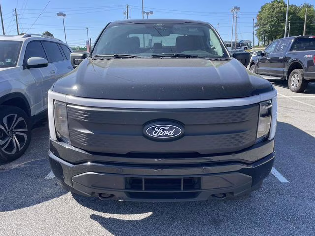 2024 Agate Black Metallic Ford F-150 Lightning Flash AWD Truck