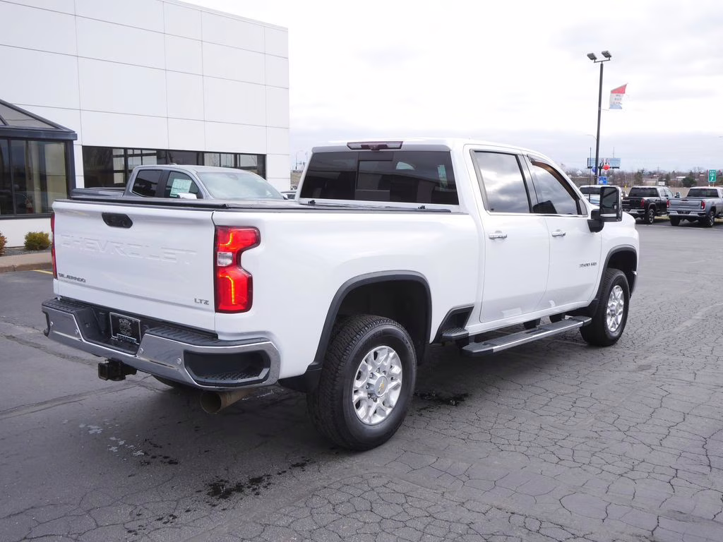 2021 Summit White Chevrolet Silverado 3500HD LTZ 4X4 Truck