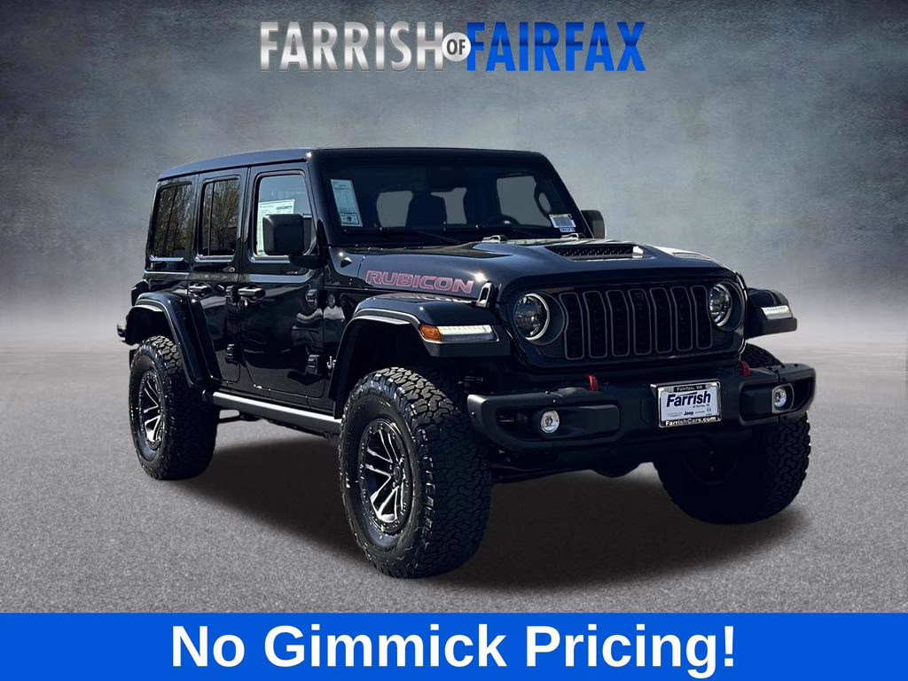 2026 Black Clearcoat Jeep Wrangler Rubicon X 4X4 SUV