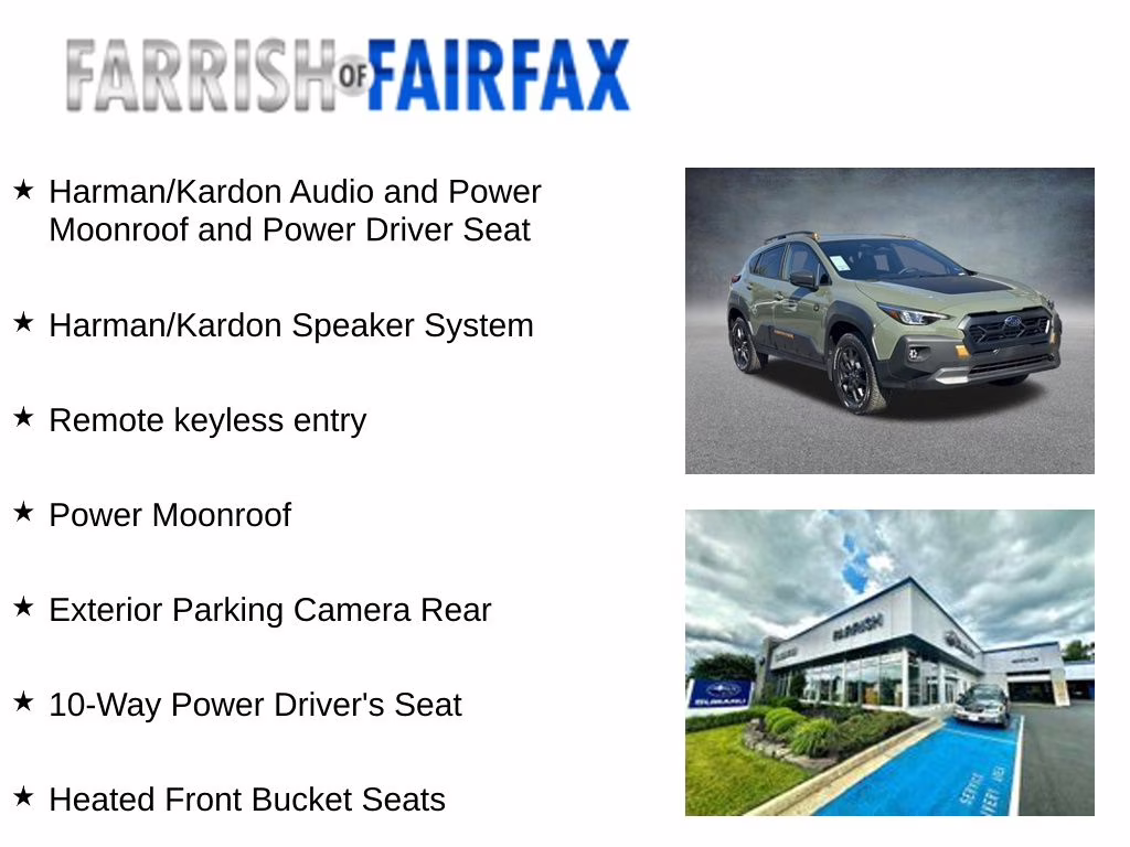 2026 Alpine Green Subaru Crosstrek Wilderness AWD SUV