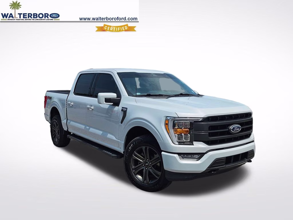 2022 White Metallic Ford F-150 Lariat 4X4 Truck
