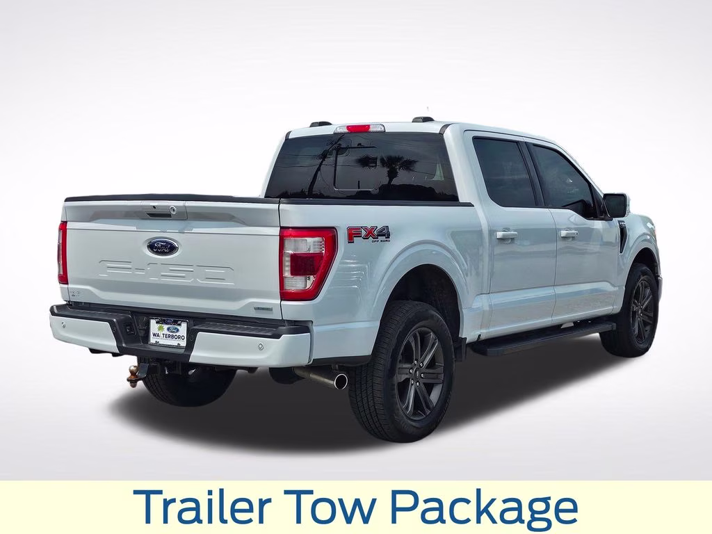 2022 White Metallic Ford F-150 Lariat 4X4 Truck