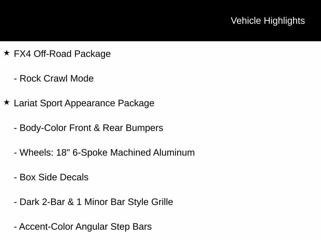 2022 White Metallic Ford F-150 Lariat 4X4 Truck