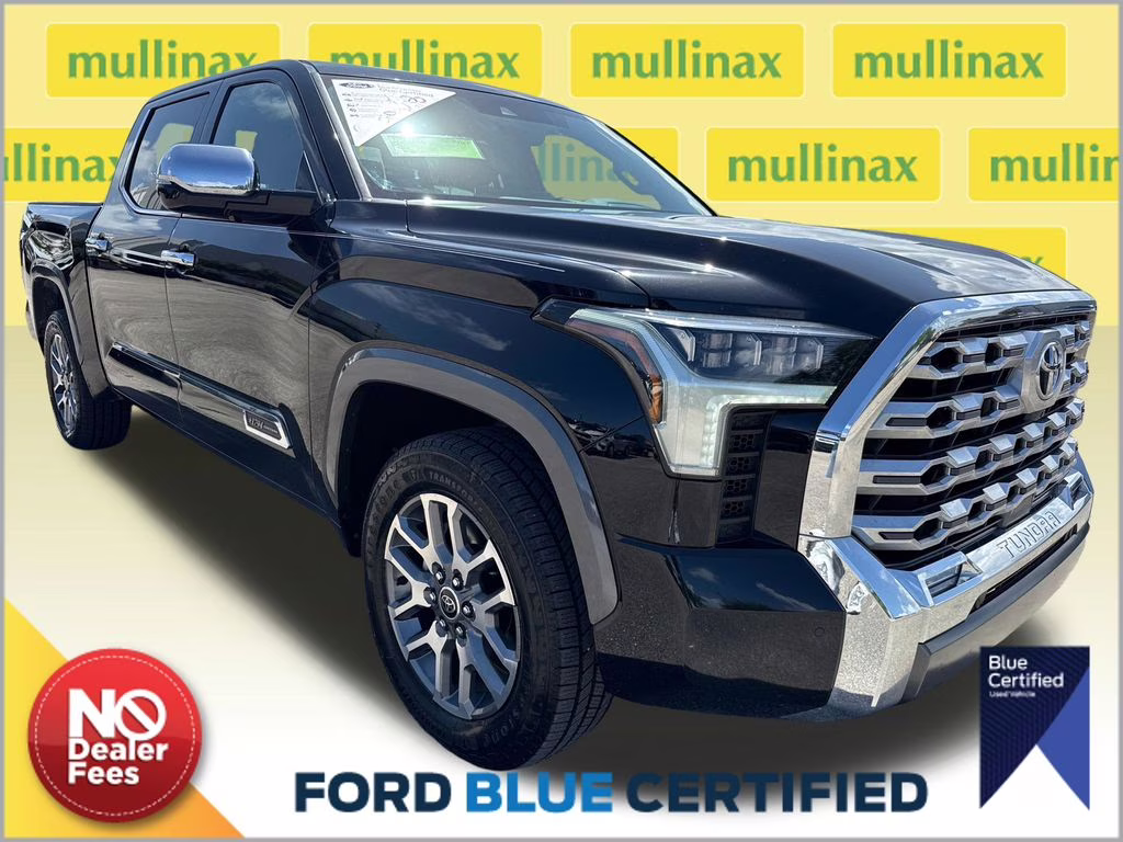 2023 Midnight Black Metallic Toyota Tundra 1794 RWD Truck