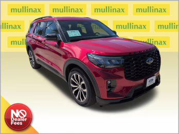 2026 Red Ford Explorer ST-Line RWD SUV