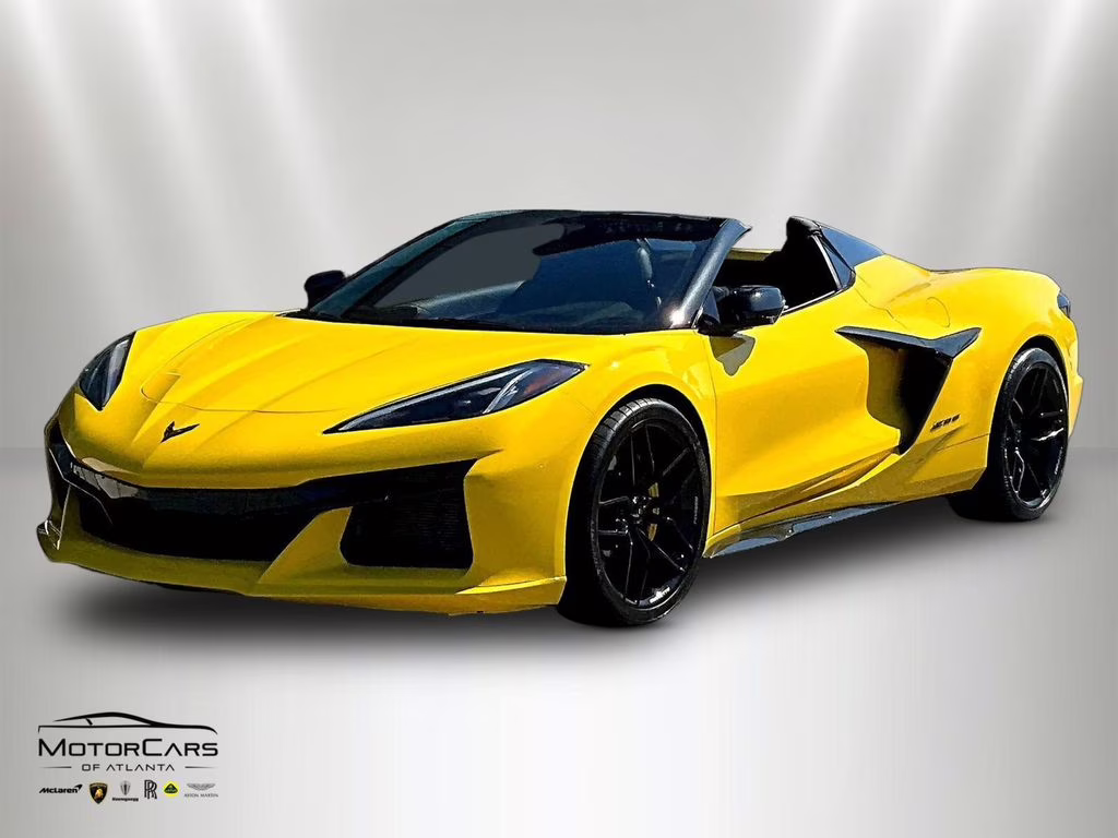 2025 Competition Yellow Tintcoat Metallic Chevrolet Corvette Z06 2LZ RWD Convertible