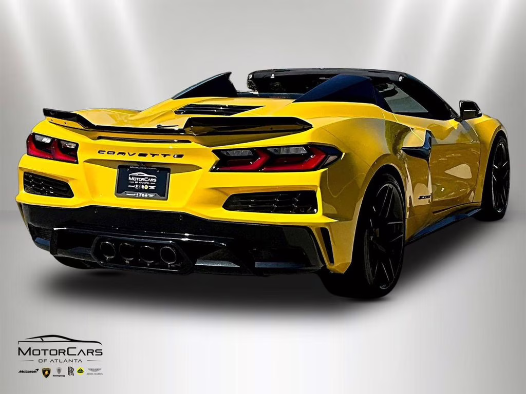 2025 Competition Yellow Tintcoat Metallic Chevrolet Corvette Z06 2LZ RWD Convertible