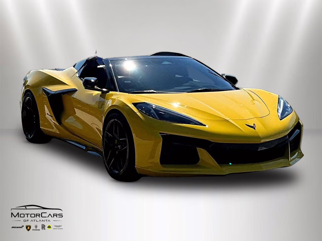 2025 Competition Yellow Tintcoat Metallic Chevrolet Corvette Z06 2LZ RWD Convertible